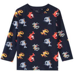 Jungen Langarmshirt mit Dino-Allover