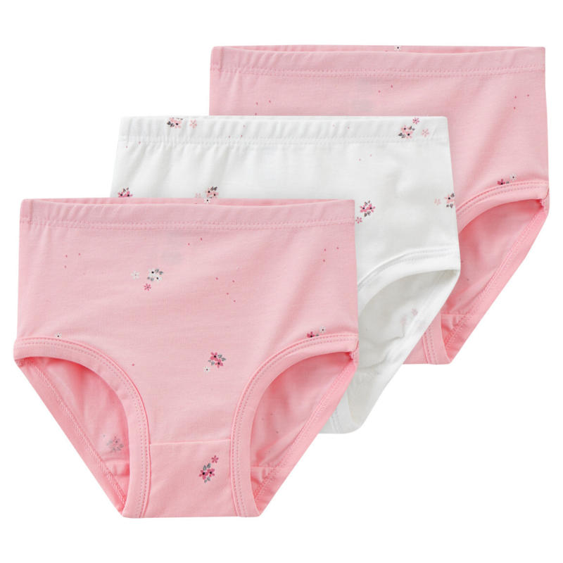 3 Baby Slips mit Blümchen