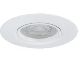 Einbauleuchte Paulmann 10 W GU10 3-flammig Ø 90 mm starr, weiß IP 23, 3 Stück ( 92112 )