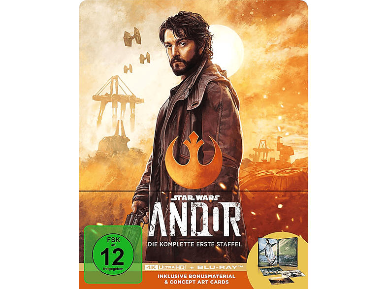 Star Wars Andor - Staffel 1 Limited Steelbook Edition [4K Ultra HD Blu-ray + Blu-ray]