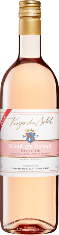 Verger du Soleil Syrah Rosé Pays d’Oc IGP, Frankreich, Languedoc-Roussillon, 2023, 75 cl