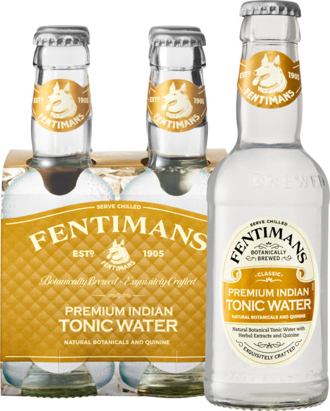 Fentimans Premium Indian Tonic Water , 4 x 20 cl