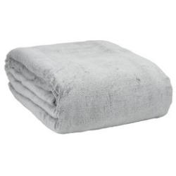 JYSK Pătură fleece KRATTFIOL 200x220 gri