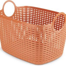 JYSK Coș EVAN 27x38x27cm 14,5L plastic oranj