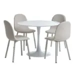 JYSK JYSK RINGSTED Ø100 alb + 4 EJSTRUP bej