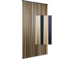 Hornbach Türvorhang Linten HQ gold/schwarz 90x220 cm