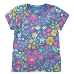 Mädchen T-Shirt mit bunten Blumen (Nur online)