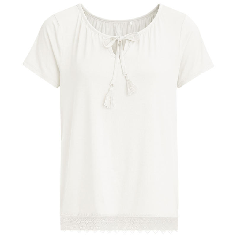 Damen T-Shirt mit Spitze