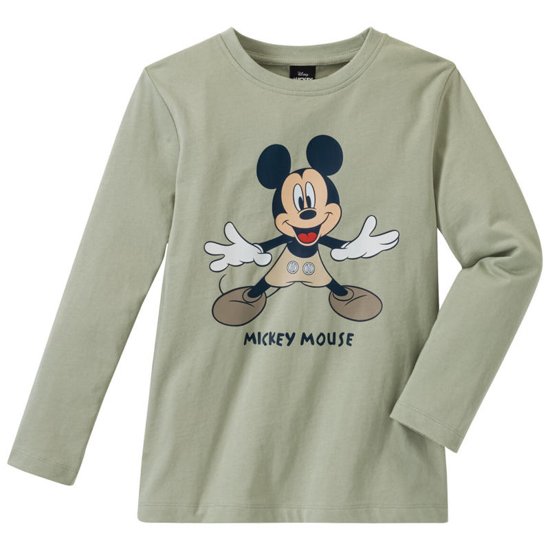 Micky Maus Langarmshirt mit großem Print