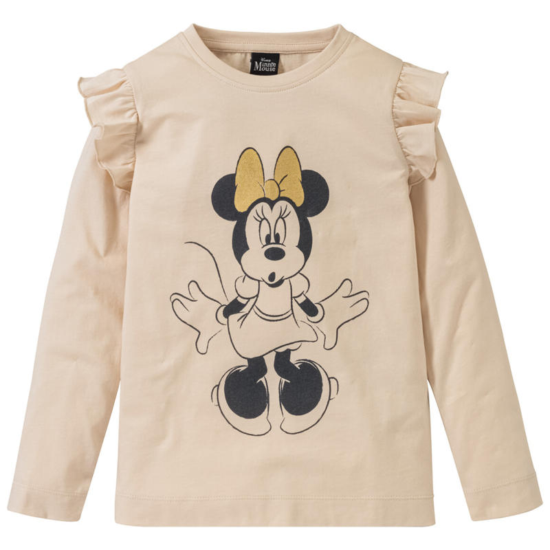 Minnie Maus Langarmshirt mit großem Print