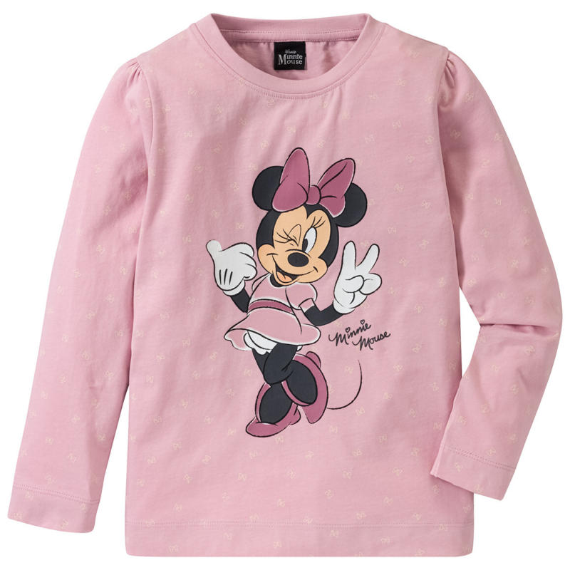 Minnie Maus Langarmshirt mit großem Print