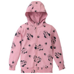 Minnie Maus Sweatjacke mit Smok-Bündchen