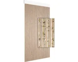 Türvorhang Calisto gold 90x210 cm