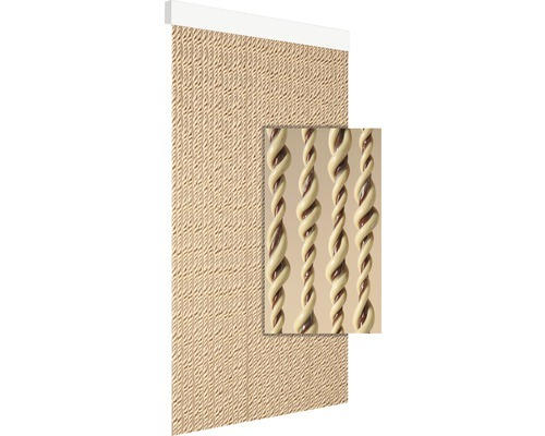 Türvorhang Ember braun beige 90x210 cm