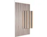 Hornbach Türvorhang Atlas schwarz 90x210 cm