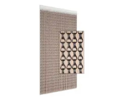 Türvorhang Alu anthrazit 90x210 cm