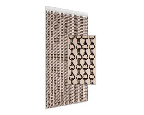 Türvorhang Alu anthrazit 90x210 cm