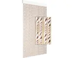 Hornbach Türvorhang Ember braun/weiss 90x210 cm