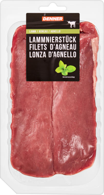 Lonza d'agnello Denner , al naturale, Gran Bretagna/Nuova Zelanda, ca. 400 g, per 100 g