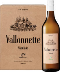 Bio Vallonnette Vaud AOC, Suisse, Vaud, 2023, 6 x 70 cl