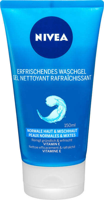 Gel Nettoyant Rafraîchissant Nivea, 150 ml