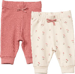 ALANA Leggings mit Waffel-Struktur + Blumen-Muster, rosa, Gr. 68