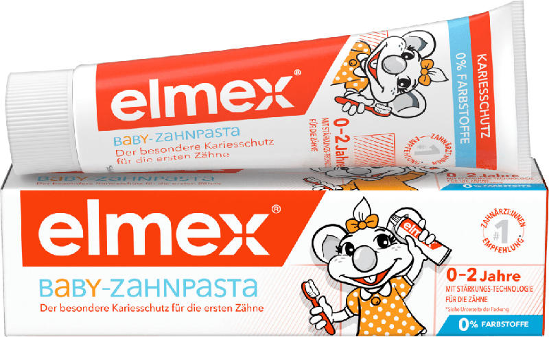 elmex Zahnpasta Baby, 0 bis 2 Jahre