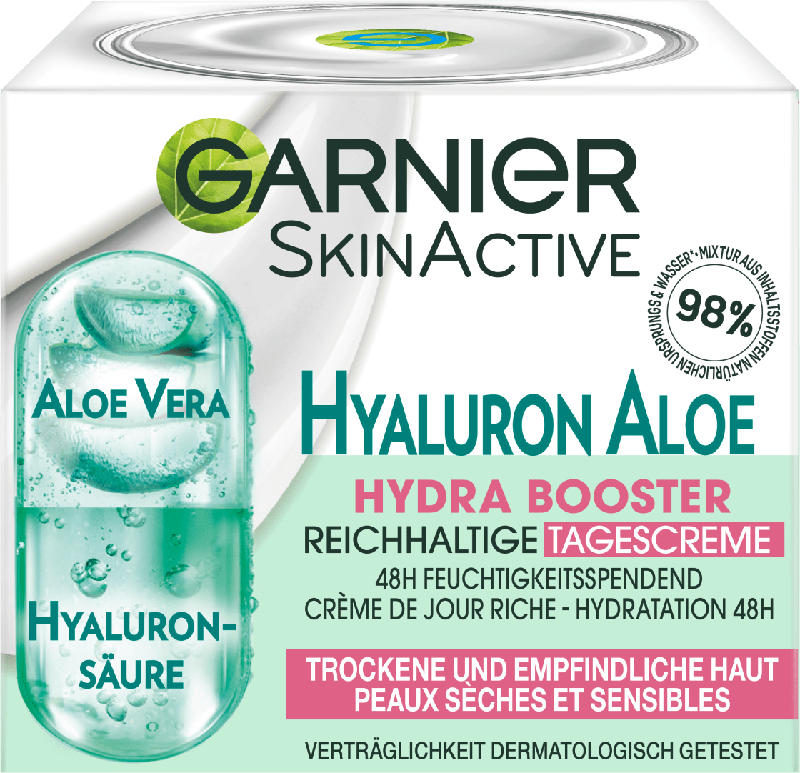 Garnier Skin Active Tagescreme Hydra Booster Hyaluron Aloe