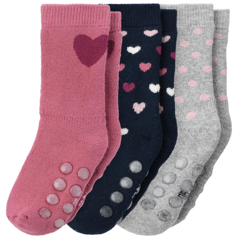 3 Paar Baby Stoppersocken im Set