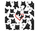 Hornbach Wandsticker Katze schwarz 30x30 cm