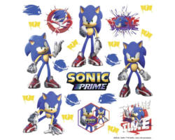 Wandsticker Sonic 30x30 cm