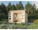 Hornbach Gartenhaus Karibu Minna 3 246x186 cm natur