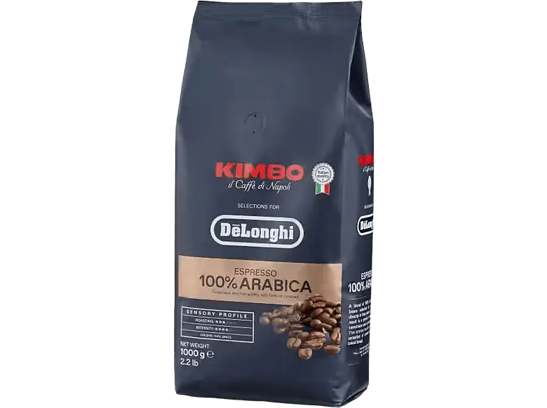 De'Longhi CLSC613 Kaffeebohnen 100% Arabica Kimbo Espresso (1 kg)