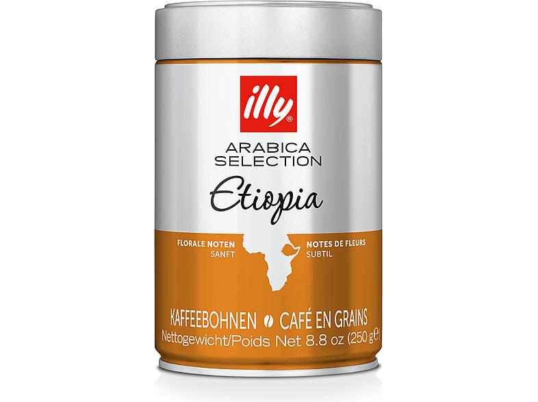 Illy Monoarabica Äthiopien 250g (1 Dose); Kaffeebohnen