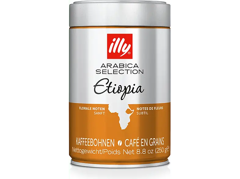 Illy Monoarabica Äthiopien 250g (1 Dose); Kaffeebohnen