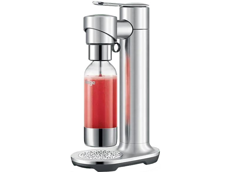 Sage the InFizz Fusion Wassersprudler, ohne CO2 Zylinder , Gebürstetes Edelstahlgrau
