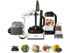 Kenwood FDM73.850SS MultiPro OneTouch Kompakt Küchenmaschine Gebürstetes Metall (Rührschüsselkapazität: 3 l, 1000 Watt)