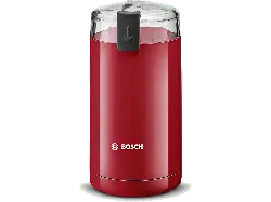 Bosch TSM6A014R Kaffeemühle (Rot, 180 Watt, Edelstahl-Mahlschale, 2-flügliges Edelstahl-Schlagmesser)