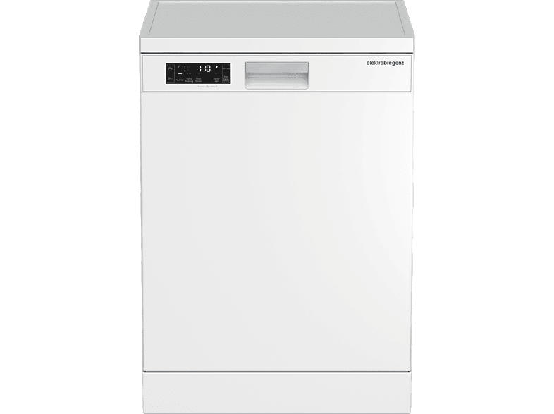 Elektra Bregenz GSA 53467 W Geschirrspüler (freistehend, Besteckkorb, 598 mm breit, 47 dB(A), D) mit 5 Jahre Geräteschutz