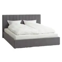 JYSK Cadru pat HASLEV 180x200 depozitare gri &icirc;nchis