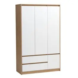 JYSK Dulap BILLUND 119x193 alb/stejar