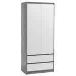 JYSK JYSK Dulap BILLUND 80x192 alb/beton