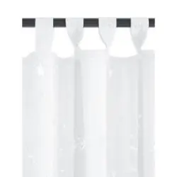 JYSK Perdea DOLMA 145x245 broderie alb-murdar