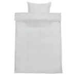 JYSK JYSK Lenjerie pat INGEBORG Satin 140x200 albă