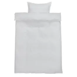 JYSK Lenjerie pat INGEBORG Satin 140x200 albă