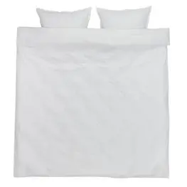 JYSK Lenjerie pat INGEBORG Satin 200x220 albă