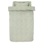 JYSK JYSK Lenjerie pat+cearșaf percal EMILY 140x200 verde