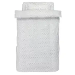 JYSK Lenjerie pat+cearșaf percal OLGA 140x200 albst/alb