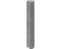 Minipalisade mit Hohlkehle grau 15 x 120 cm