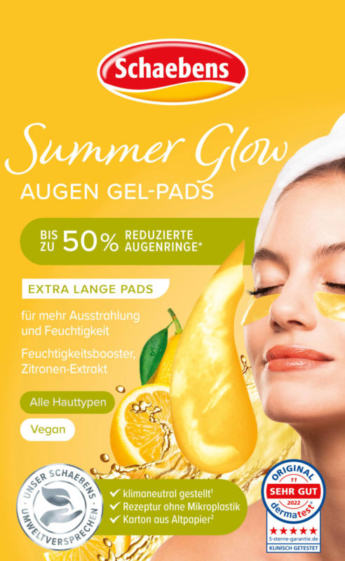 Schaebens Augen Gel-Pads Summer Glow (1 Paar)